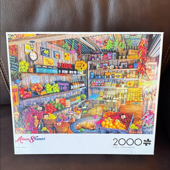 Buffalo Other - Buffalo Aimee Stewart Farm Fresh Puzzle - 2000 Pieces. Has poster